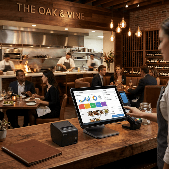 GastroOS - Sistema de punto de venta para restaurantes